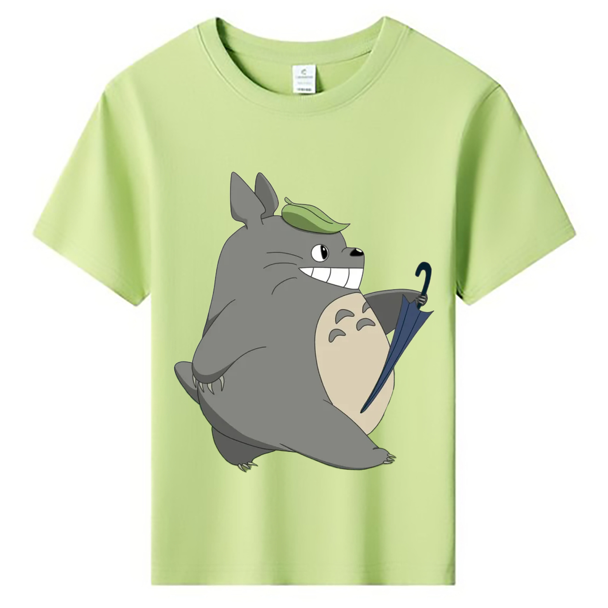 （画像用） となりのトトロ 草壁メイ 草壁サツキ My Neighbor Totoro Satsuki Kusakabe Mei Kusakabe 綿100％キッズTシャツ（フロントプリント）